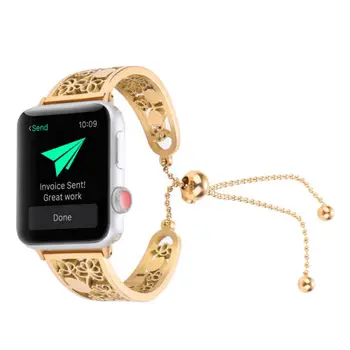 Lady Stainless Steel Wrist Band Bangle Bracelet For Apple Watch 38mm/42mm
Lady Stainless Steel Wrist Band Bangle Bracelet For Apple Watch 38mm/42mm