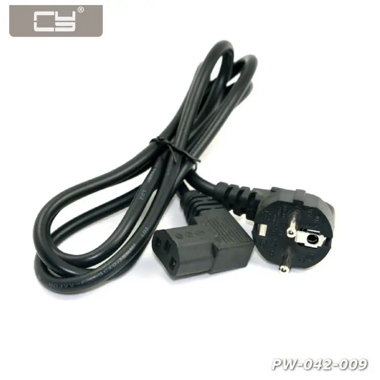 CYDZ Europe EU plug Flat Nema 5-15P to IEC C13 Left Angled Power Cord for LCD LED Wall Mount TV 5ft 1.5m
CYDZ Europe EU plug Flat Nema 5-15P to IEC C13 Left Angled Power Cord for LCD LED Wall Mount TV 5ft 1.5m