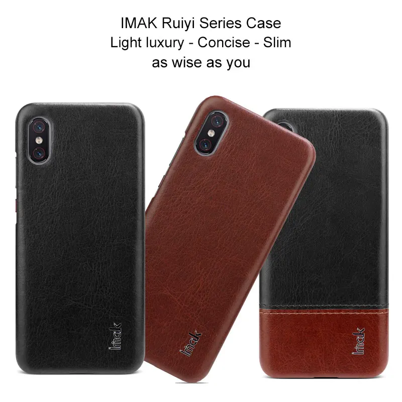 Роскошные Чехлы Imak Ruiyi для Xiaomi MI 8 Explorer edition задняя крышка чехол телефона жесткий