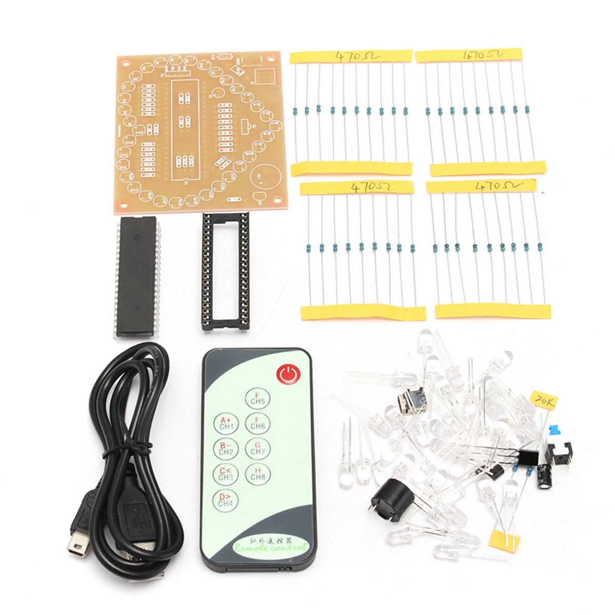 51 SCM Pink Color changeing Heart Shape LED Module Love DIY Electronic Kit Water Light Welding Parts Components
51 SCM Pink Color changeing Heart Shape LED Module Love DIY Electronic Kit Water Light Welding Parts Components