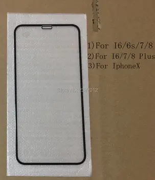 100pcs/lot Full cover Tempered glass screen Protector small hard edge for iphone 8/8 plus/7/7 plus/6/6plus/X black color
100pcs/lot Full cover Tempered glass screen Protector small hard edge for iphone 8/8 plus/7/7 plus/6/6plus/X black color