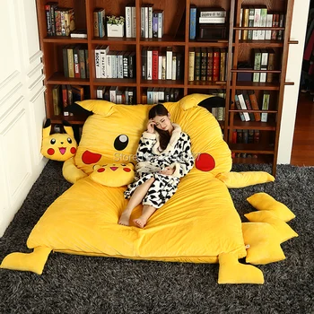 150x200cm Lovely Pikachu Sleeping Bag Sofa Bed Twin Bed Double Bed Mattress for Children Oversized Beanbag Tatami Sofa
150x200cm Lovely Pikachu Sleeping Bag Sofa Bed Twin Bed Double Bed Mattress for Children Oversized Beanbag Tatami Sofa