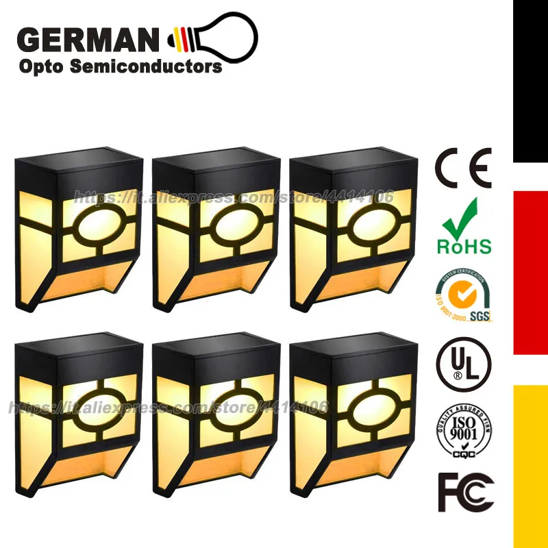 Solar Fence Lights, Solar LED Outdoor Wall Lights for Fence, Front Door, Stair, Landscape, Yard and Driveway Path
Solar Fence Lights, Solar LED Outdoor Wall Lights for Fence, Front Door, Stair, Landscape, Yard and Driveway Path