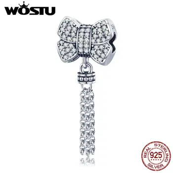 WOSTU 2019 New 925 Sterling Silver Butterfly Bowknot Beads Fit Charm Bracelet & Necklace Pendant Simple Elegant Jewelry CQC1016 
WOSTU 2019 New 925 Sterling Silver Butterfly Bowknot Beads Fit Charm Bracelet & Necklace Pendant Simple Elegant Jewelry CQC1016