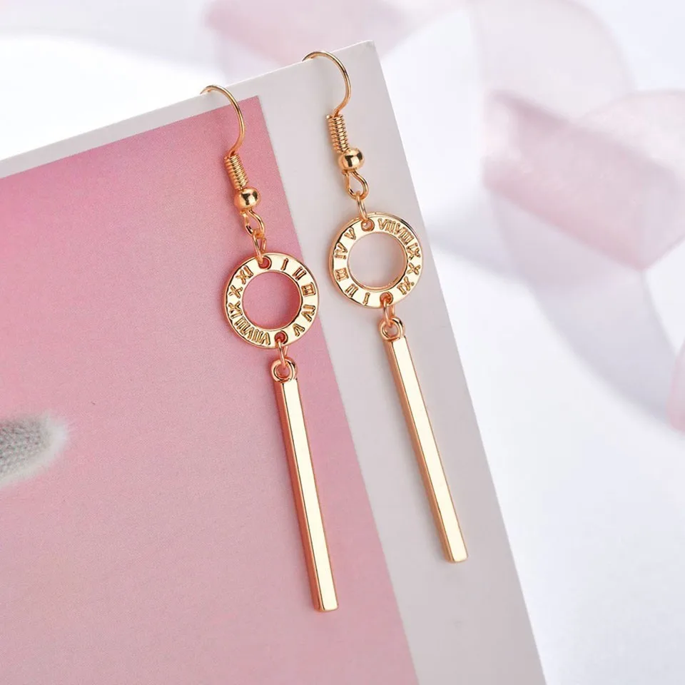 Women Temperament Small Round Long Pendant Drop Earrings High Quality Minimalism Party Women Decorate Drop Earring Jewelry
Women Temperament Small Round Long Pendant Drop Earrings High Quality Minimalism Party Women Decorate Drop Earring Jewelry