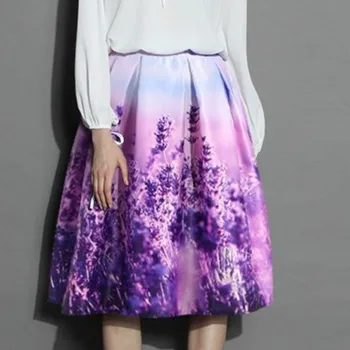 NORMOV Retro printing Country style skirt Pleated Casual Ball Gown Gradual purple skirts Comfortable Breathable
NORMOV Retro printing Country style skirt Pleated Casual Ball Gown Gradual purple skirts Comfortable Breathable