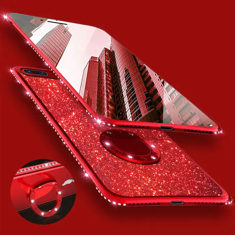 Fashion Glitter Powder TPU Cases For iPhone X XS XR XS Max 8 7 6 6S Plus Bling Diamond Magnetic Car Bracket Ring Kickstand Cover
Fashion Glitter Powder TPU Cases For iPhone X XS XR XS Max 8 7 6 6S Plus Bling Diamond Magnetic Car Bracket Ring Kickstand Cover