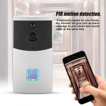 145 Degrees Camera Angle Wireless WIFI Doorbell Video Camera Phone Ring Intercom Night Vision Home Build Security Remote Control
145 Degrees Camera Angle Wireless WIFI Doorbell Video Camera Phone Ring Intercom Night Vision Home Build Security Remote Control