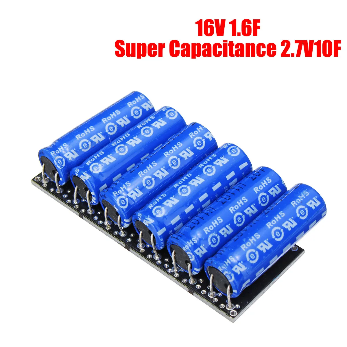 TMOEC 16V1F/2F Farad Capacitor Module 2.7V 10F Super Capacitor With Protection Board
TMOEC 16V1F/2F Farad Capacitor Module 2.7V 10F Super Capacitor With Protection Board