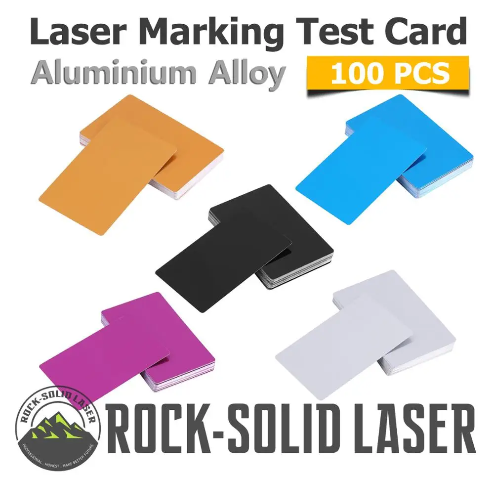 Aluminum Alloy Laser Marking Machine Test Card Business Name Cards 100PCS/LOT Metal Sheet Testing Material Free Shipping
Aluminum Alloy Laser Marking Machine Test Card Business Name Cards 100PCS/LOT Metal Sheet Testing Material Free Shipping