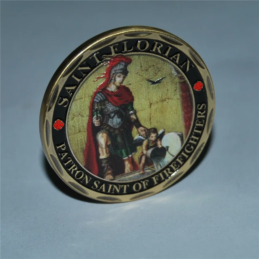 50pcs/lot DHL free shipping CHALLENGE COIN SAINT FLORIAN PATRON SAINT OF FIREFIGHTERS BEAUTIFUL COIN
50pcs/lot DHL free shipping CHALLENGE COIN SAINT FLORIAN PATRON SAINT OF FIREFIGHTERS BEAUTIFUL COIN