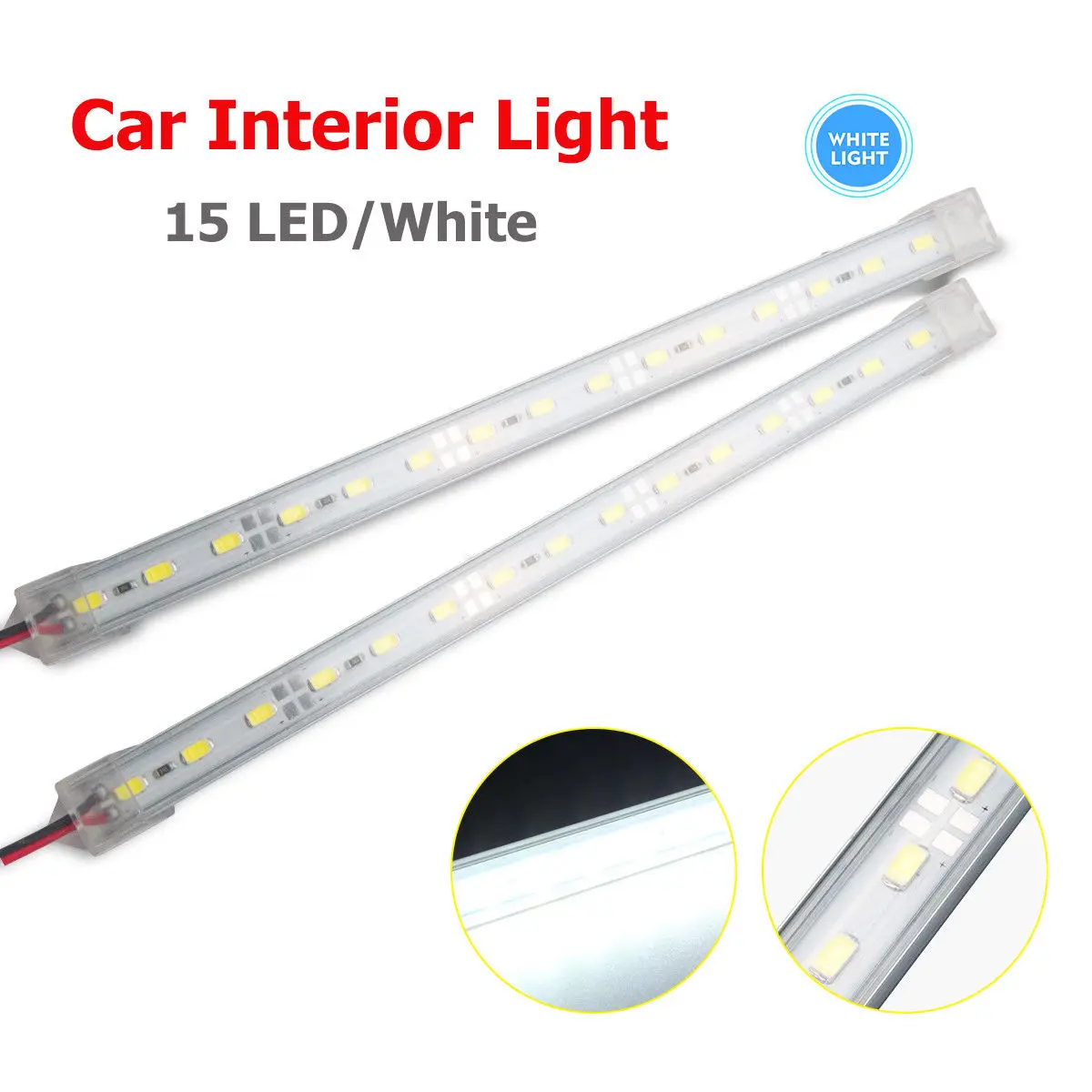 2X 15 LED 12V LIGHT STRIP BAR INTERIOR LORRY TRACTOR ROOF BOAT CAMPER COLD WHITE
2X 15 LED 12V LIGHT STRIP BAR INTERIOR LORRY TRACTOR ROOF BOAT CAMPER COLD WHITE