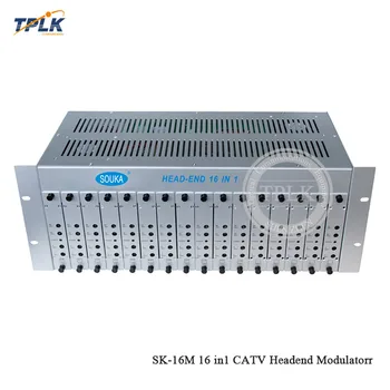 Original high quality SK-16M 16 in 1 CATV Headend Modulator 16 way CATV modulator channels fixed channel modulator system
Original high quality SK-16M 16 in 1 CATV Headend Modulator 16 way CATV modulator channels fixed channel modulator system