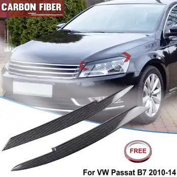 1 Pair 3D Real Carbon Fiber Headlight Eyelids Eyebrows Trim Cover Sticker For VW Passat B7 2010-2014
1 Pair 3D Real Carbon Fiber Headlight Eyelids Eyebrows Trim Cover Sticker For VW Passat B7 2010-2014