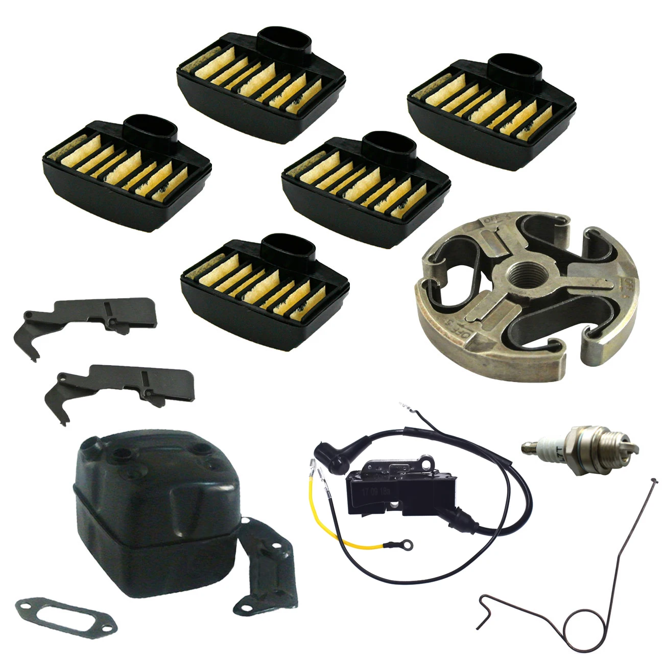 Ignition Coil Spark plug Throttle Lock-out Air Filter For HUSQVARNA 362 365 371 372XP Chainsaw
Ignition Coil Spark plug Throttle Lock-out Air Filter For HUSQVARNA 362 365 371 372XP Chainsaw