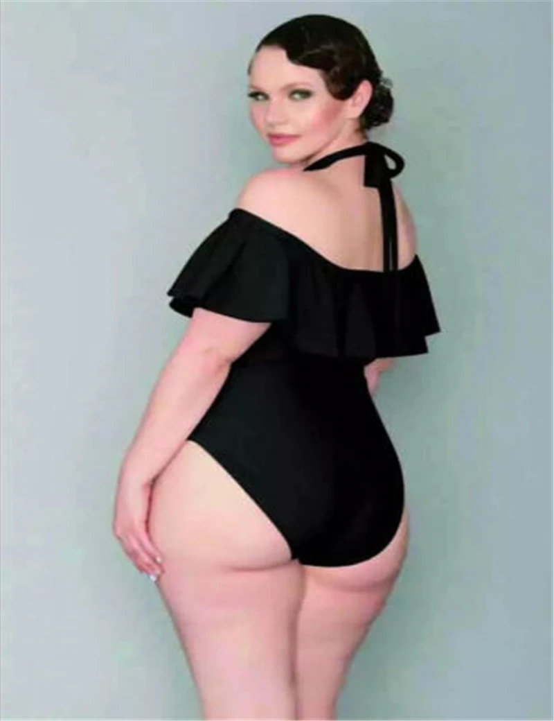 Black Velvet Plus Size One-piece Swimsuit Women Ruffle V-neck Monokini 2019 New Girls Beach Bathing Suit Swimwear
Black Velvet Plus Size One-piece Swimsuit Women Ruffle V-neck Monokini 2019 New Girls Beach Bathing Suit Swimwear