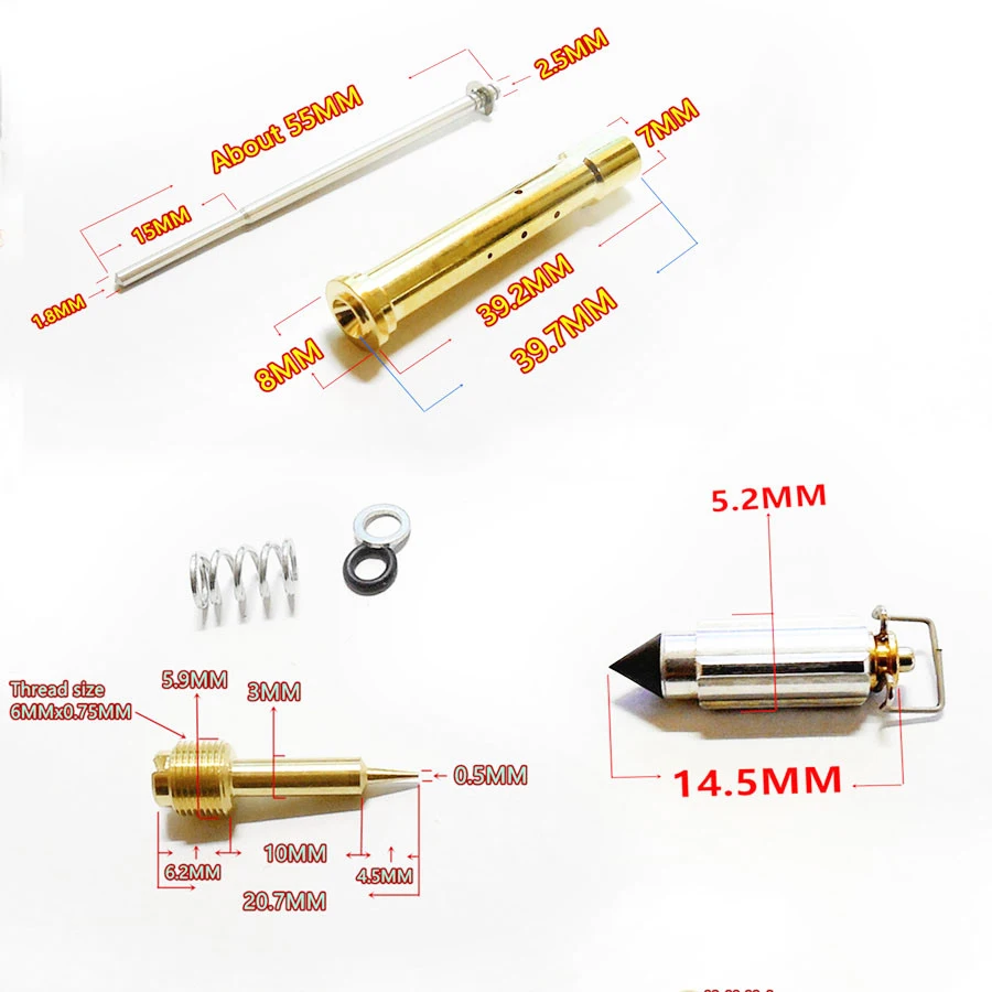 1set Carburetor repair kit Configuration Jet needle (J.N.) and Needle jet (N.J.) For Bandit 400 (GSF400) GK75A
1set Carburetor repair kit Configuration Jet needle (J.N.) and Needle jet (N.J.) For Bandit 400 (GSF400) GK75A