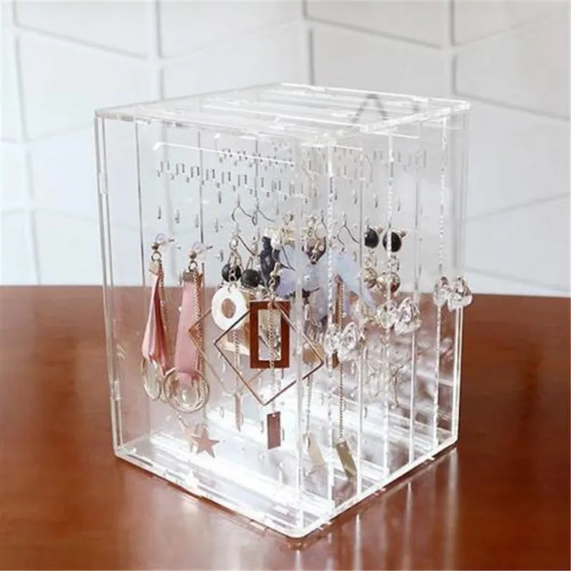 192-Holes Fashion Jewelry Storage Box Earring necklace Bracelet Jewelry Box Organizer Tray Fashionable Creative Display Showcase
192-Holes Fashion Jewelry Storage Box Earring necklace Bracelet Jewelry Box Organizer Tray Fashionable Creative Display Showcase