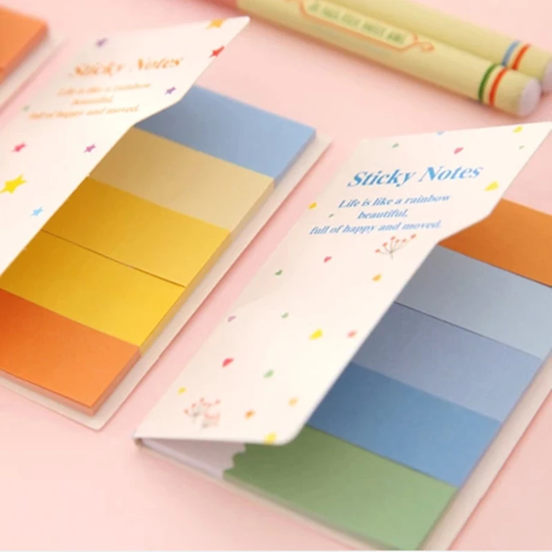 2pcs Note Schedule Index Sticker Paper Notepad Self-Adhesive Label Bookmarks School Student Supply 2018 | Канцтовары для офиса и