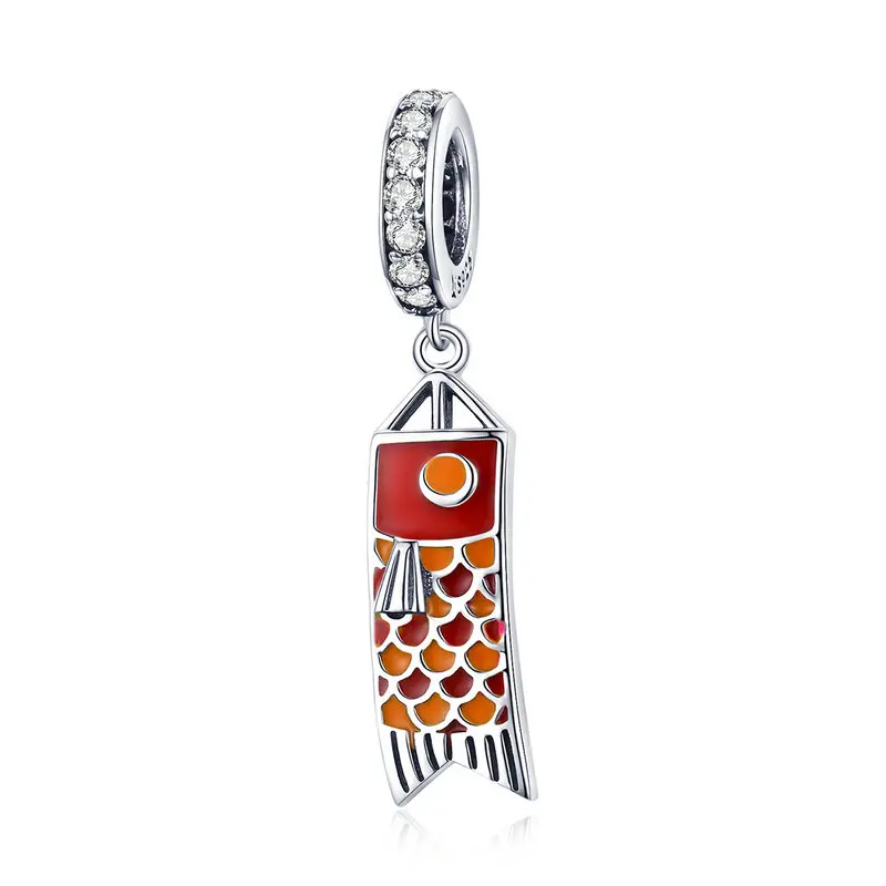 MOWIMO Japan Red Koinobori Charm Bead Fit Original pandora Bracelets Bangles Pendant 925 Sterling Silver Jewelry Making BKC1085
MOWIMO Japan Red Koinobori Charm Bead Fit Original pandora Bracelets Bangles Pendant 925 Sterling Silver Jewelry Making BKC1085