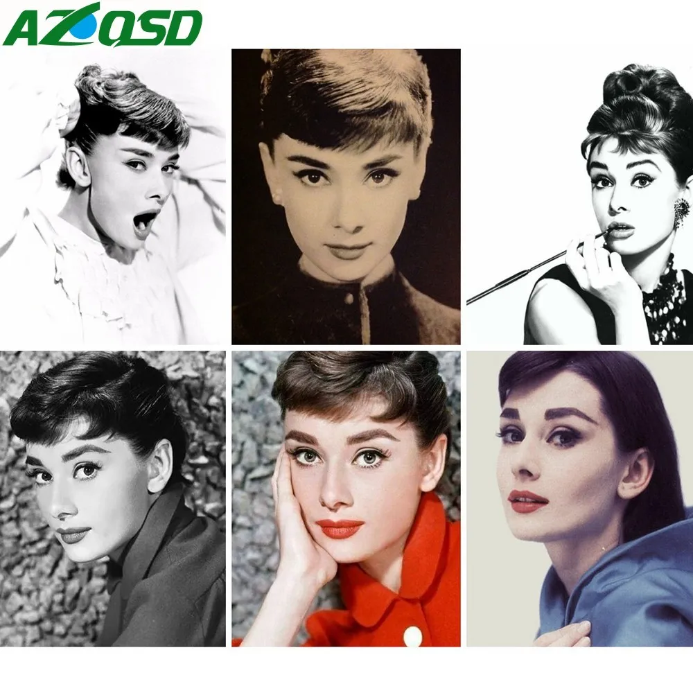 AZQSD Oil Painting By Number Acrylic Home Decor Oil Painting Audrey Hepburn Painting Drawing On Canvas Pictures DIY Abstract
AZQSD Oil Painting By Number Acrylic Home Decor Oil Painting Audrey Hepburn Painting Drawing On Canvas Pictures DIY Abstract