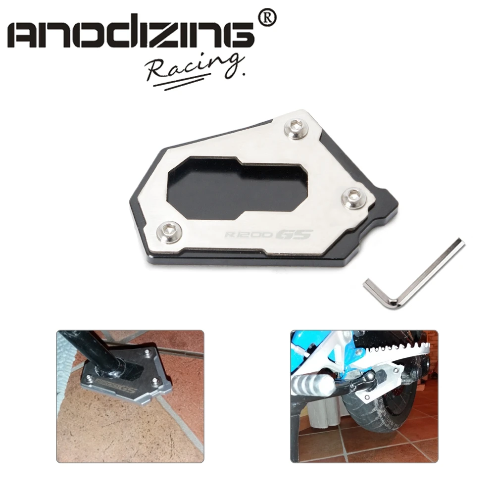 Motorcycle Kickstand Side Stand Extension Enlarge Support Plate Foot Pad For BMW R1250 GS LC R1200GS ADV Adventure 2013 14-2018
Motorcycle Kickstand Side Stand Extension Enlarge Support Plate Foot Pad For BMW R1250 GS LC R1200GS ADV Adventure 2013 14-2018