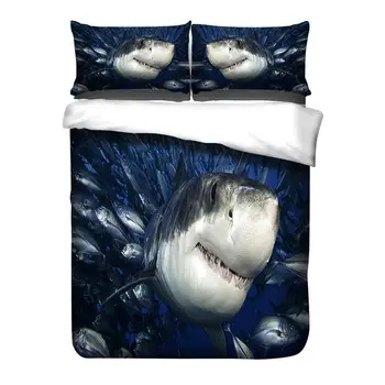 3 Pieces 3D Shark Pattern Soft Duvet Cover Set Polyester Bedding Set Comforter Bedding Sets
3 Pieces 3D Shark Pattern Soft Duvet Cover Set Polyester Bedding Set Comforter Bedding Sets