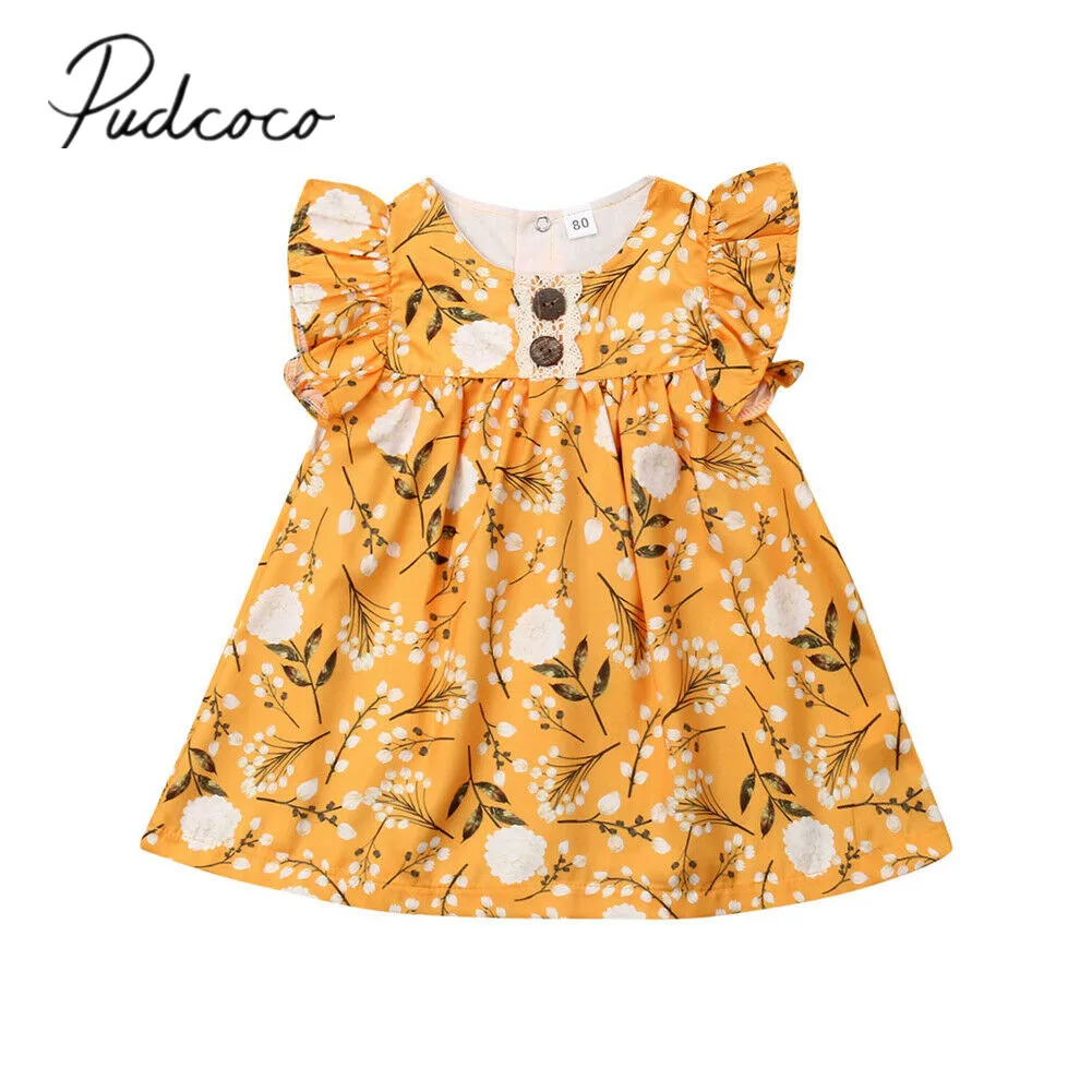 2019 Children Summer Clothing Infant Kids Baby Girl Dress Kid Baby Party Flower Fly Sleeve Dress Birthday Party Tutu Dress 6M-3T
2019 Children Summer Clothing Infant Kids Baby Girl Dress Kid Baby Party Flower Fly Sleeve Dress Birthday Party Tutu Dress 6M-3T
