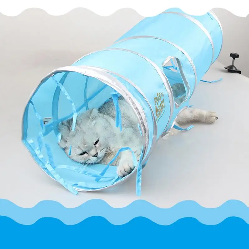 Cat Folding Tunnel Toy Channel Rolling Environmental Protection Puzzle Pet Toy Tent Channel Cat Supplies Cat Training Toys
Cat Folding Tunnel Toy Channel Rolling Environmental Protection Puzzle Pet Toy Tent Channel Cat Supplies Cat Training Toys