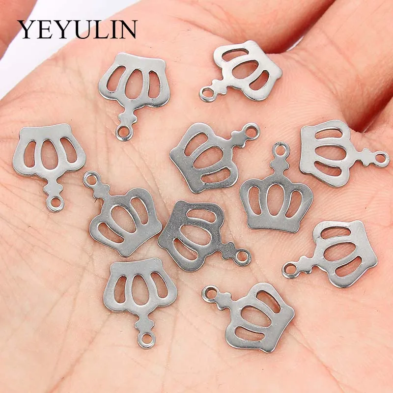 20PCS Small Crown Charms Jewelry Parts Pendant Stainless Steel High Polish Pendant For Women Men DIY Necklace Accessories
20PCS Small Crown Charms Jewelry Parts Pendant Stainless Steel High Polish Pendant For Women Men DIY Necklace Accessories
