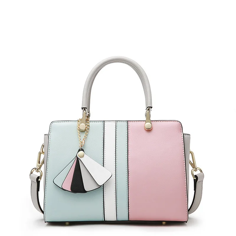 Summer Concise Genuine Leather Woman Bag Ladies Cowhide Contrast Color Large Capacity Panelled Shoulder Feminina Handbag
Summer Concise Genuine Leather Woman Bag Ladies Cowhide Contrast Color Large Capacity Panelled Shoulder Feminina Handbag