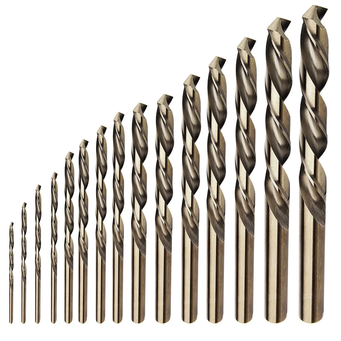 M35 HSS Steel Straight Shank Cobalt Drill Bits For Metal Wood Working 15pcs 1.5-10mm Twist Drill Bit Power Tools
M35 HSS Steel Straight Shank Cobalt Drill Bits For Metal Wood Working 15pcs 1.5-10mm Twist Drill Bit Power Tools