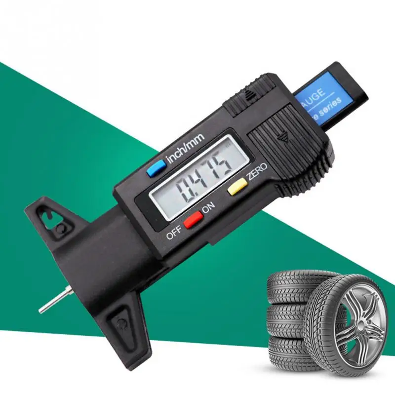 Digital Tire Tread Depth Gauge Meter Measurer LCD Display Tread Tire Tester For Cars Trucks Range 0-25mm
Digital Tire Tread Depth Gauge Meter Measurer LCD Display Tread Tire Tester For Cars Trucks Range 0-25mm