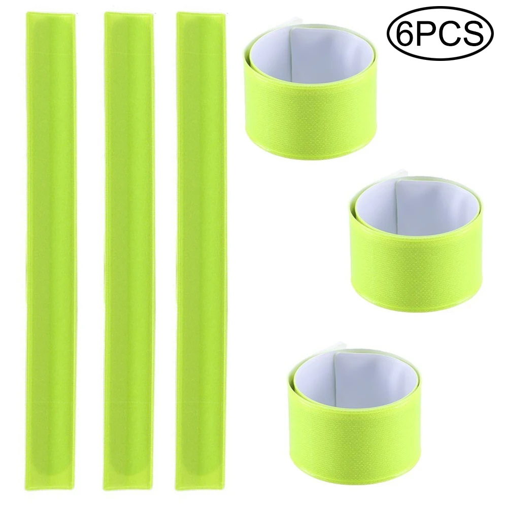Hot 6 Pack Reflector Snap Bands - 30 x 3cm High Visibility Safety Bands Arm Ankle Wrist - Neon Yellow Reflective Luminous Stri
Hot 6 Pack Reflector Snap Bands - 30 x 3cm High Visibility Safety Bands Arm Ankle Wrist - Neon Yellow Reflective Luminous Stri