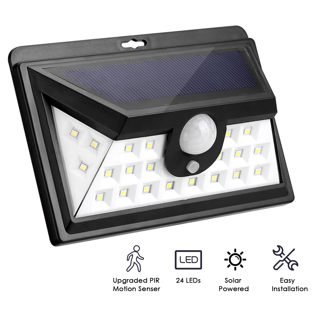 24 LED Solar Powered Wireless PIR Motion Sensor Light Security Spotlight Outdoor Garden Lamp
24 LED Solar Powered Wireless PIR Motion Sensor Light Security Spotlight Outdoor Garden Lamp