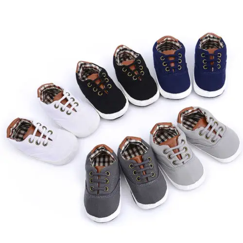 Hot Baby Boy Solid Blue Plaid Canvas Soft Sole Pram Shoes Trainers Newborn to 18 Month Casual Shoes
Hot Baby Boy Solid Blue Plaid Canvas Soft Sole Pram Shoes Trainers Newborn to 18 Month Casual Shoes