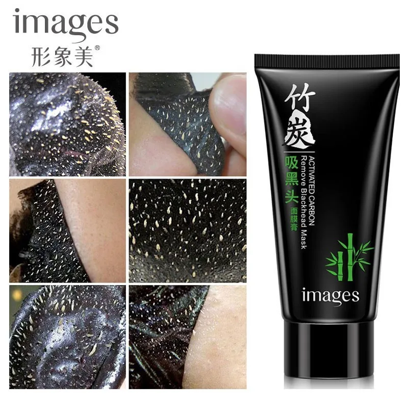 IMAGES Bamboo Charcoal Face Black Mask Peel Off Blackhead Remover Nose Strips Mask Purifying Pores Cleansing Acne Treatments,60g
IMAGES Bamboo Charcoal Face Black Mask Peel Off Blackhead Remover Nose Strips Mask Purifying Pores Cleansing Acne Treatments,60g