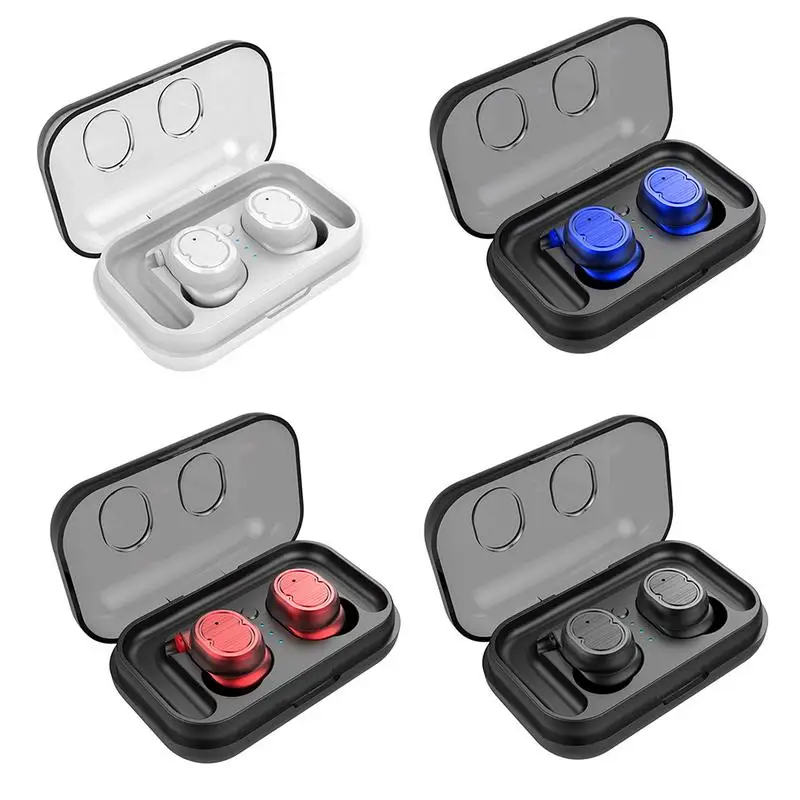 Waterproof Wireless Bluetooth Earphones With Mic Binaural Call Noise Reduction Earbuds Auto Pairing With Portable Charging Case
Waterproof Wireless Bluetooth Earphones With Mic Binaural Call Noise Reduction Earbuds Auto Pairing With Portable Charging Case