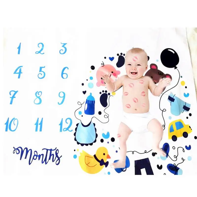 Newborn Baby Soft Cotton Blankets Infants Floral Print Milestone Blanket Mat Photography Prop Monthly Growth Photo Accessories
Newborn Baby Soft Cotton Blankets Infants Floral Print Milestone Blanket Mat Photography Prop Monthly Growth Photo Accessories
