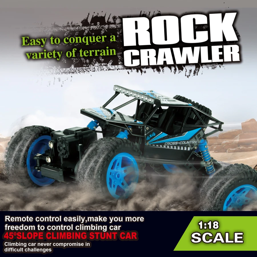 4WD Electric RC Car Rock Crawler 4x4 Drive Off-Road Double Motors RC Cars Metal and Plastic Climbling Cars Vehicle For boy Gift
4WD Electric RC Car Rock Crawler 4x4 Drive Off-Road Double Motors RC Cars Metal and Plastic Climbling Cars Vehicle For boy Gift