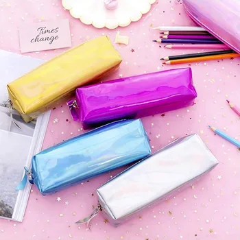 Japnese Solid Color Laser Pencil Case Office Stationery and School Supplies High Capacity PU Material Pencil Bag 1PCS
Japnese Solid Color Laser Pencil Case Office Stationery and School Supplies High Capacity PU Material Pencil Bag 1PCS