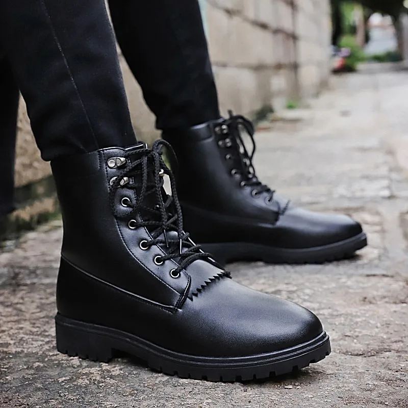 New High Quality Genuine Leather Autumn Men Boots Winter Waterproof Ankle Boots Martin Boots Outdoor Working Boots Men Shoes 5 
New High Quality Genuine Leather Autumn Men Boots Winter Waterproof Ankle Boots Martin Boots Outdoor Working Boots Men Shoes 5