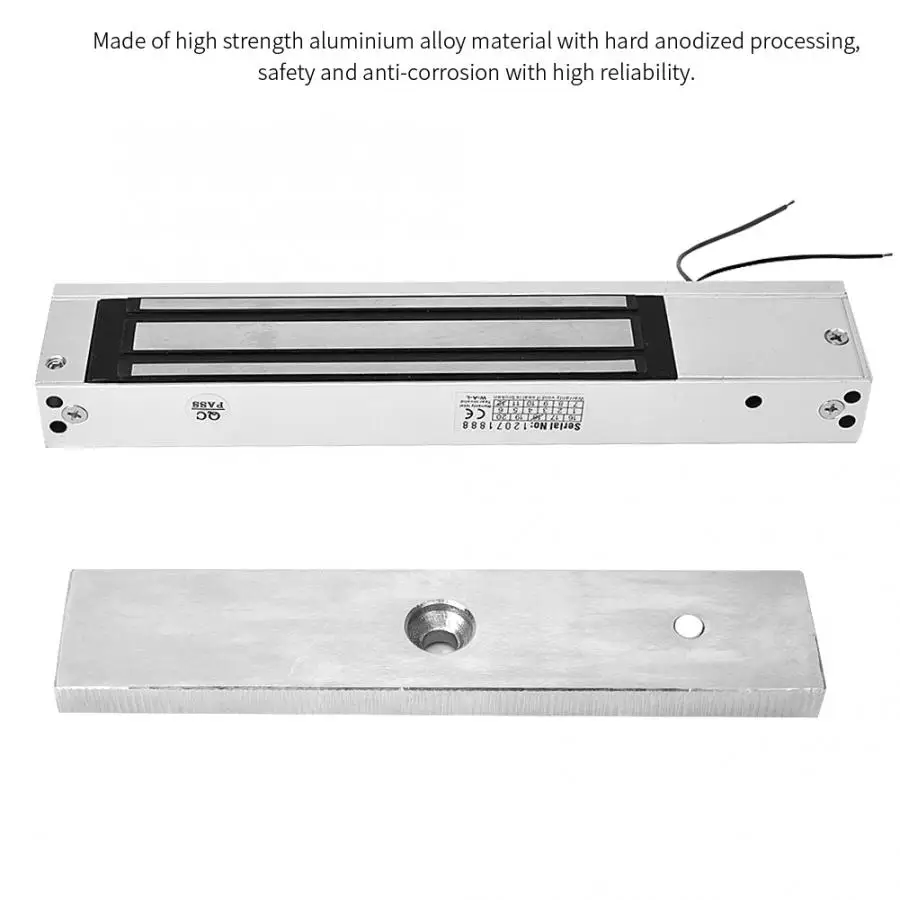 DC 12V 280kg Holding Force Waterproof Electric Magnetic Electromagnetic Lock Access Control 2019
DC 12V 280kg Holding Force Waterproof Electric Magnetic Electromagnetic Lock Access Control 2019