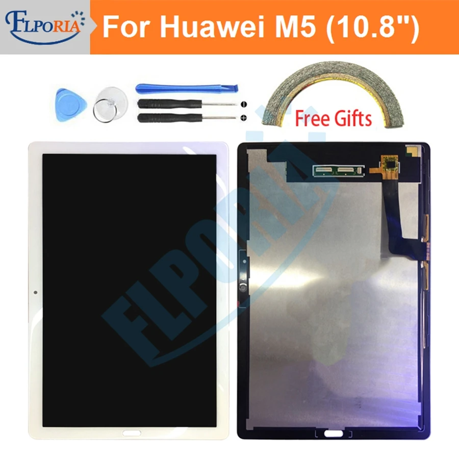 

Fo Huawei MediaPad M5 10.8 CMR-AL09 CMR-W09 LCD Display Panel with Touch Screen Digitizer Sensor Assembly 2560x1600