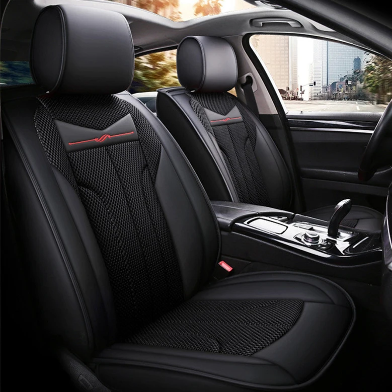 New PU Leather Auto Car Seat Covers 5D car-styling Full Surrounded Front+Rear Cushion 5-Seats Black
New PU Leather Auto Car Seat Covers 5D car-styling Full Surrounded Front+Rear Cushion 5-Seats Black