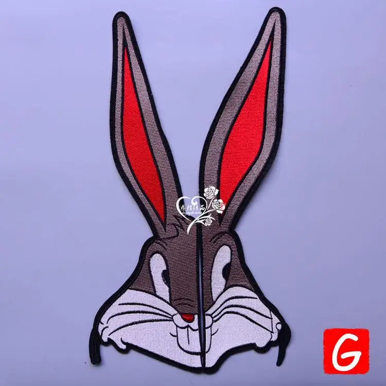 GUGUTREE embroidery big rabbit patches animal patches badges applique patches for clothing DX-108
GUGUTREE embroidery big rabbit patches animal patches badges applique patches for clothing DX-108