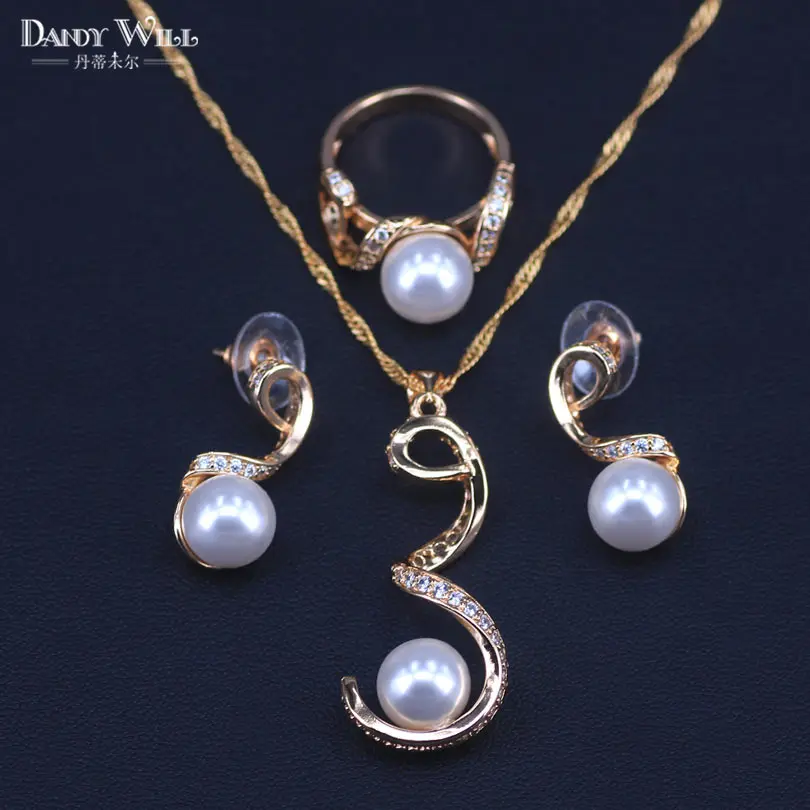 Fashion Imitation Pearl Jewelry Sets Women Collar Bridal Statement Necklaces Earrings Bangle Gold Color African Gift
Fashion Imitation Pearl Jewelry Sets Women Collar Bridal Statement Necklaces Earrings Bangle Gold Color African Gift