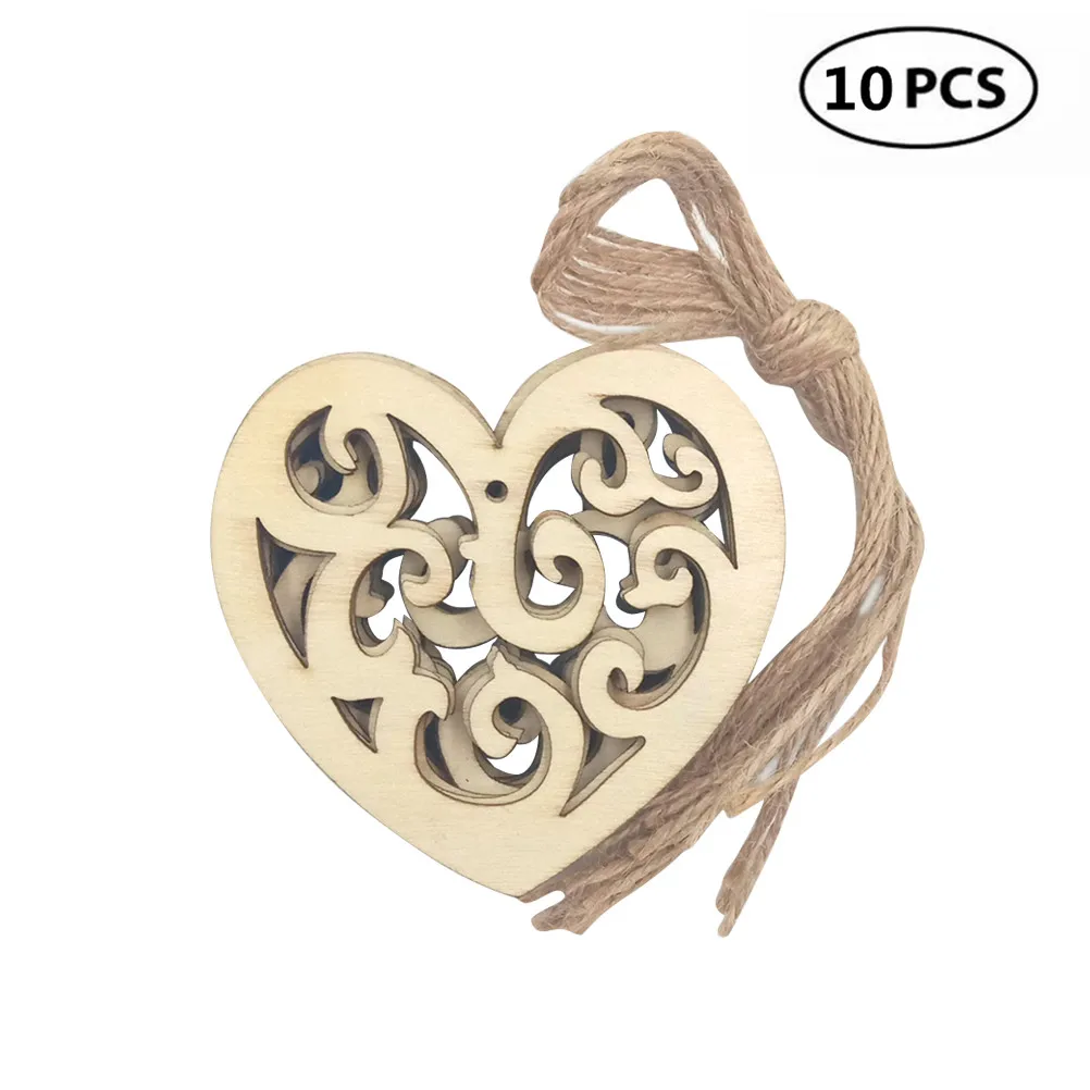 10pcs Wooden Ornament Love Heart Hanging Pendant Decor Christmas Tree Embellishments Crafts Wedding Decor
10pcs Wooden Ornament Love Heart Hanging Pendant Decor Christmas Tree Embellishments Crafts Wedding Decor