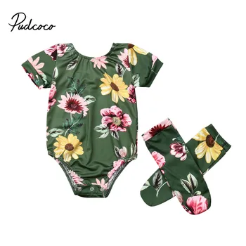 pudcoco 2019 Baby Girl Clothes Newborn For Female Outfit Infant Clothing Set Flower Print 2PCS Rompers+Socks 0-24M
pudcoco 2019 Baby Girl Clothes Newborn For Female Outfit Infant Clothing Set Flower Print 2PCS Rompers+Socks 0-24M
