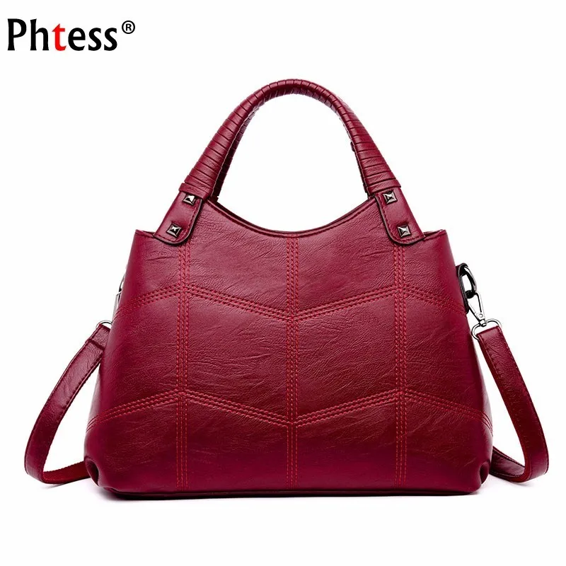 Female Shoulder Bag Vintage Ladies Hand Bags Women Leather Handbags High Quality 2019 Bolsa Femininas Casual Tote Bags For Girls
Female Shoulder Bag Vintage Ladies Hand Bags Women Leather Handbags High Quality 2019 Bolsa Femininas Casual Tote Bags For Girls